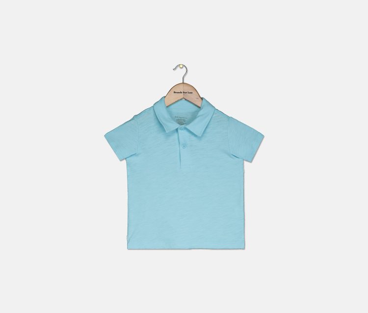 Baby Boys Cotton Polo Shirt Island Ocean