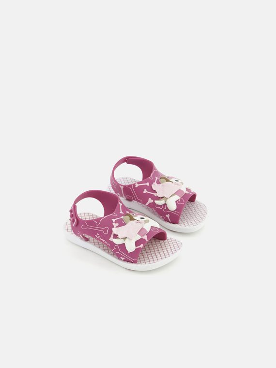 Baby Girls Graphic Sandals Pink