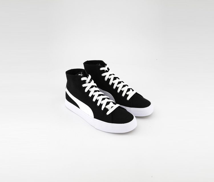 Juniors Bari Mid Shoes Black/White