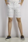 Mens 9 Printed Shorts White/Navy