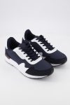 Mens Armadio Lace Up Shoes Navy/White/Red