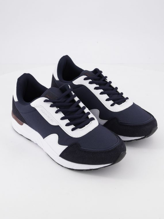Mens Armadio Lace Up Shoes Navy/White/Red