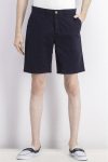 Mens Embroidered Casual Short Navy