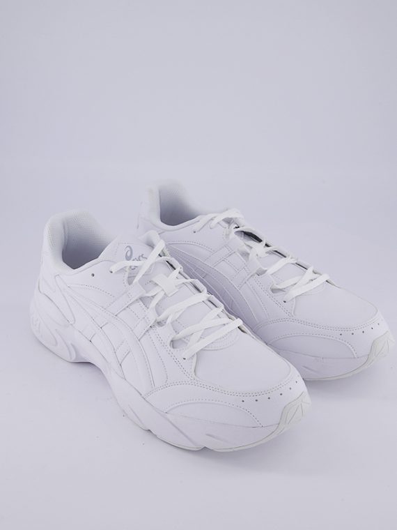 Mens Gel-Bnd Lace Up Running Shoes White/White