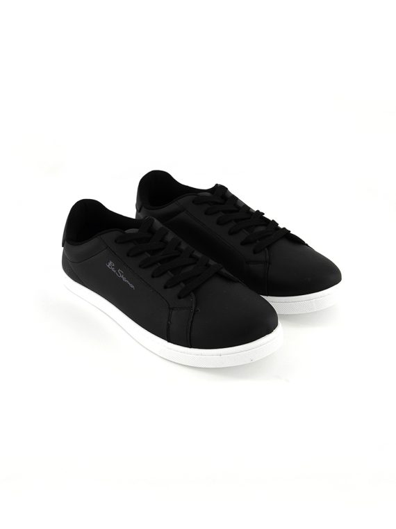Mens Gino Casual Shoes Black/White