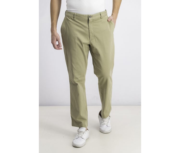 Mens Luca Flat-Front Stretch Pant Rustic