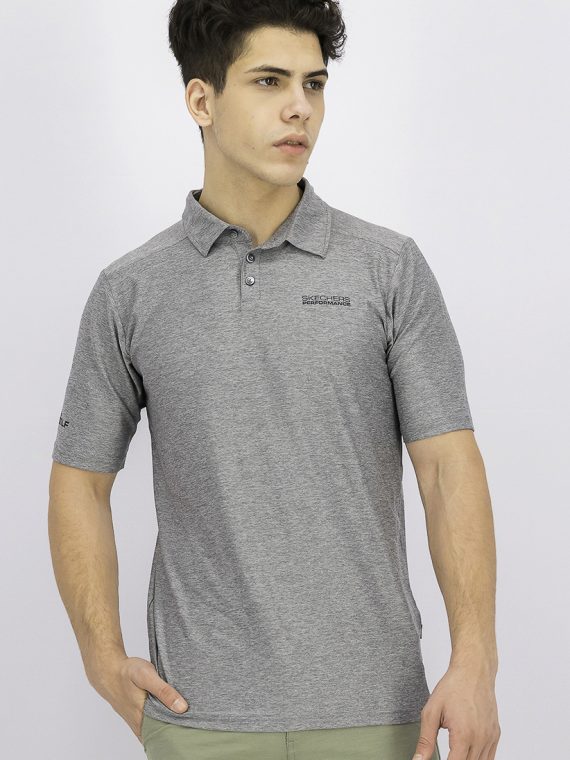 Mens Pine Valley Polo Shirt Charcoal