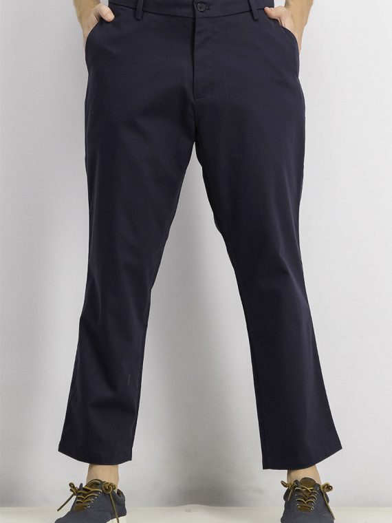Mens Signature-Fit Straight-Tapered Pants Navy
