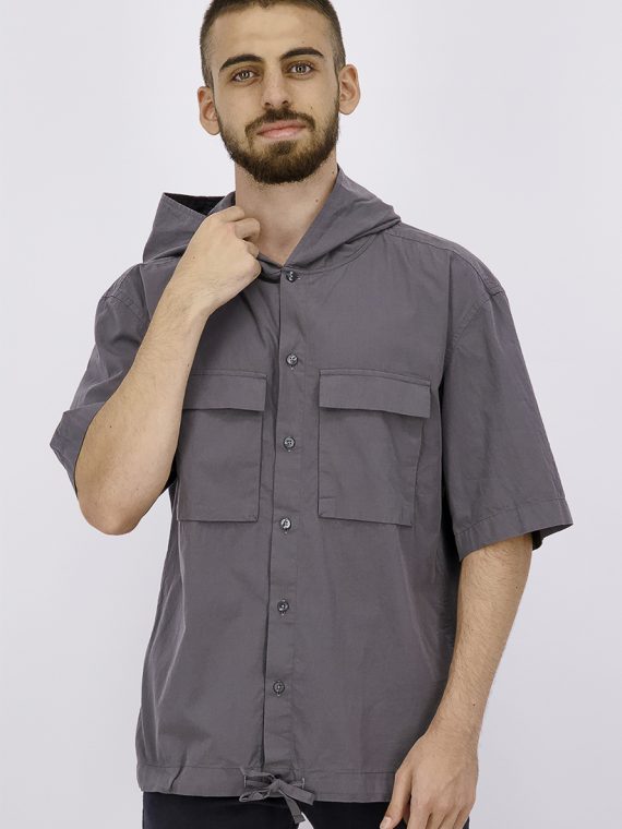 Mens Worker Style Shirt Grey