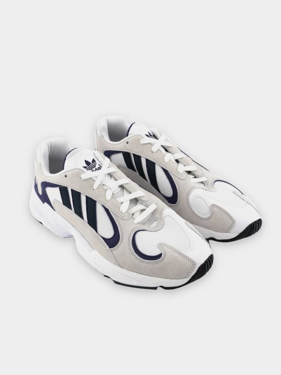 Mens Yung 1 Sneakers Shoes White/Green/Dark Blue