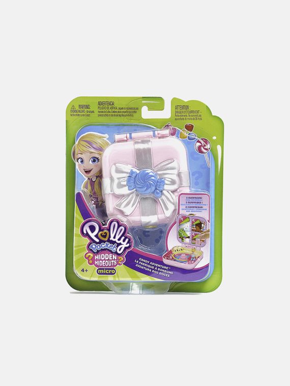 Polly Pocket Hidden Hideouts Candy Adventure Playset Pink