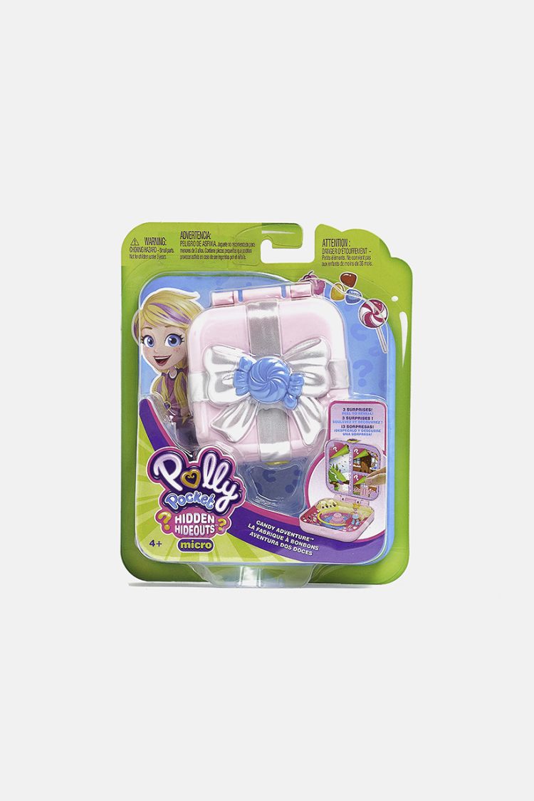 Polly Pocket Hidden Hideouts Candy Adventure Playset Pink