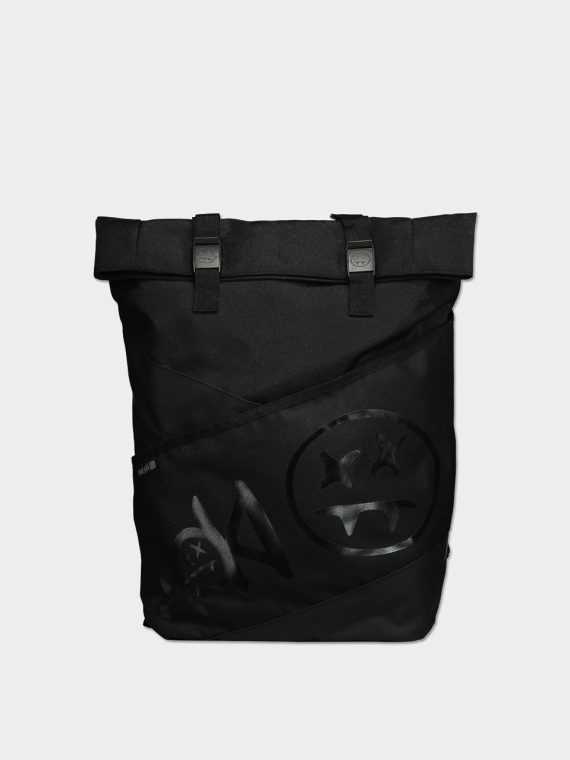 Rolltop Laptop Backpack 45 H x 34 L x 12 W cm Black