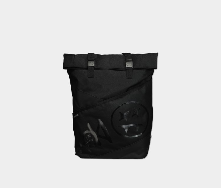 Rolltop Laptop Backpack 45 H x 34 L x 12 W cm Black