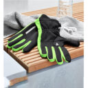Running Gloves Black/Neon Green