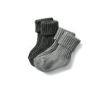 Toddler Socks Set of 2 Dark Grey/Light Grey