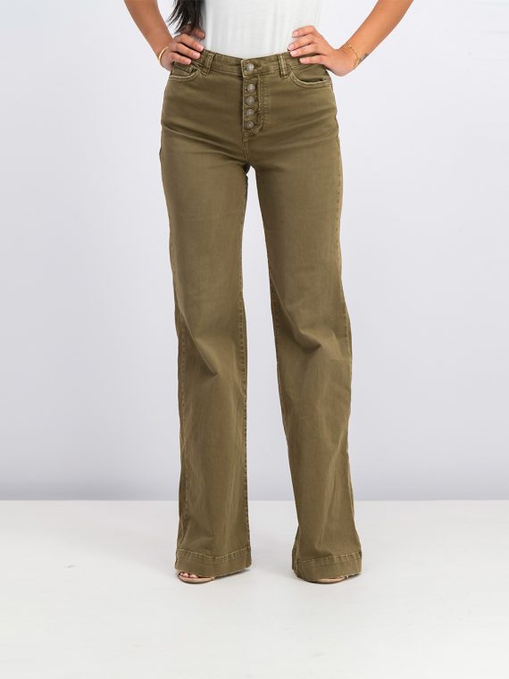 Womens Bootcut Jeans Olive