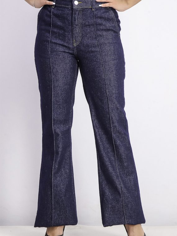 Womens Flared Jeans Navy