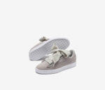 Womens Suede Shoes Gray Violet/White