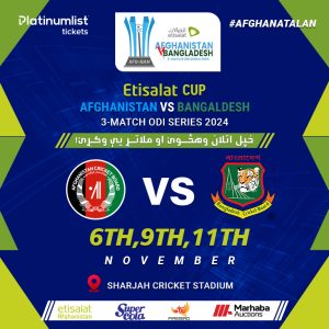 Etisalat Cup - Afghanistan vs Bangladesh 3-Match ODI Series 2024 in Sharjah Cricket Stadium Sports Events