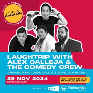 Laughtrip with Alex Calleja and The Comedy Crew in Bahrain – Comedy Events Bahrain Mega Deals Best Online Shopping Deals and Discounts in Bahrain, GCC